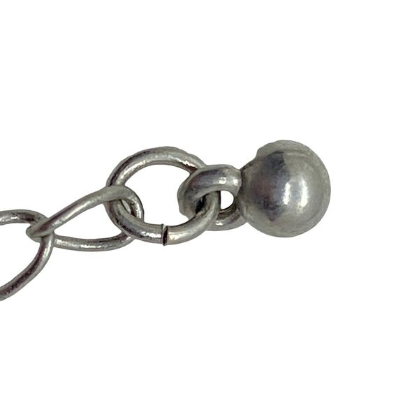 Lia Sophia Necklace Womens Silver Tone Three Strand Stone Crystal Shell Beaded - Picture 9 of 16